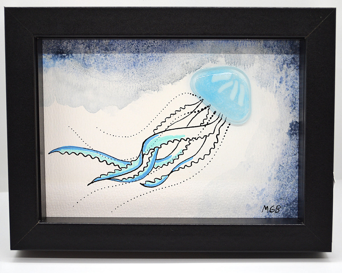 Pale Blue Jelly Painting (Small)