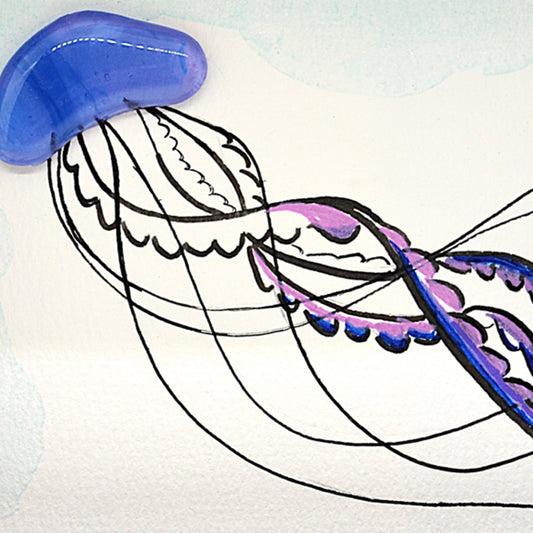 Blue Jelly Painting (Small)
