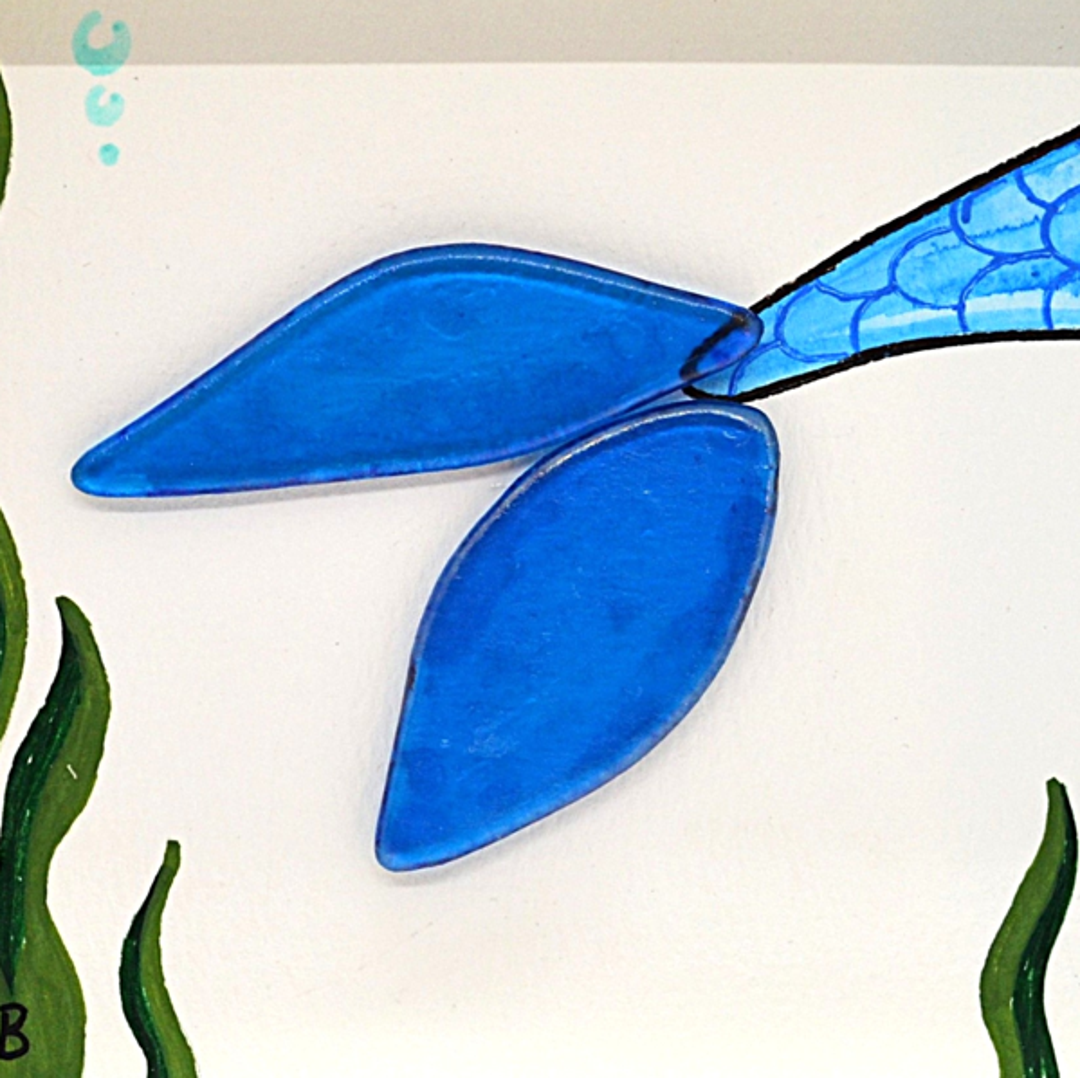 Mermaid Tail Painting (Small)