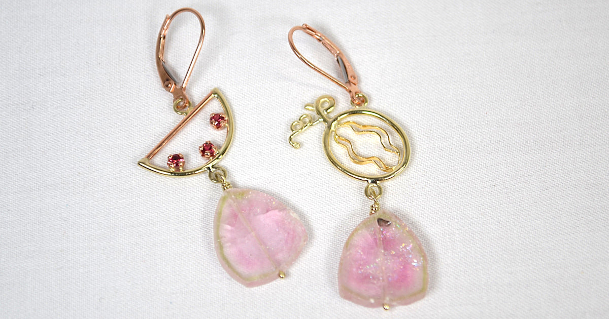 Heirloom Melon Earrings