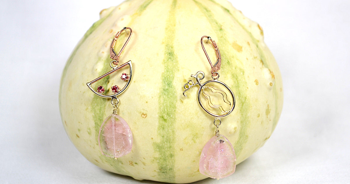 Heirloom Melon Earrings