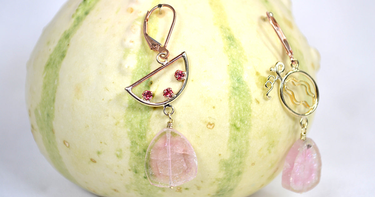 Heirloom Melon Earrings