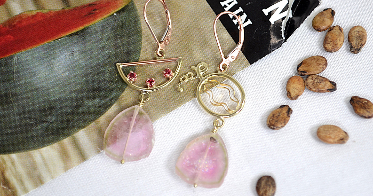 Heirloom Melon Earrings