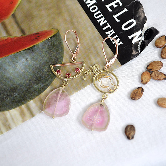 Heirloom Melon Earrings